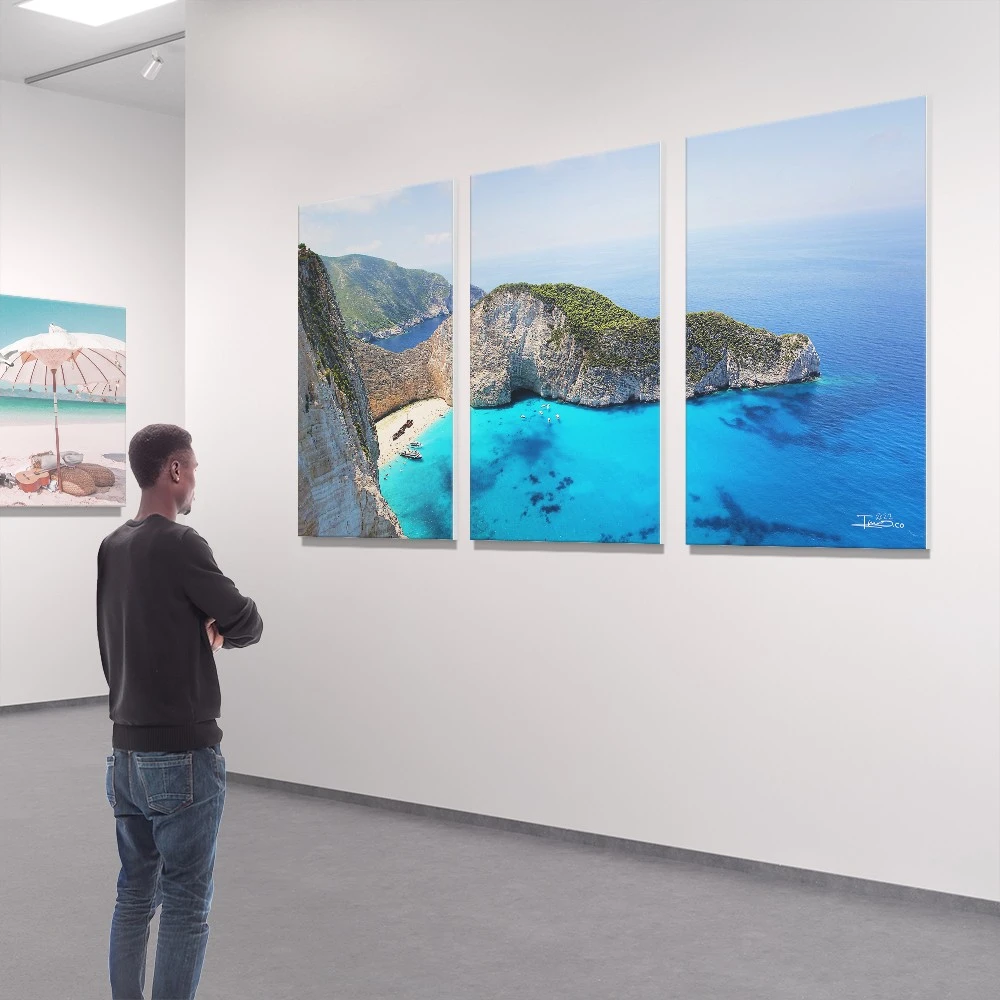 תמונות קנבס מחולקות של יום יפה II סט תמונות בנושא ים וחופים - דגם 1355457