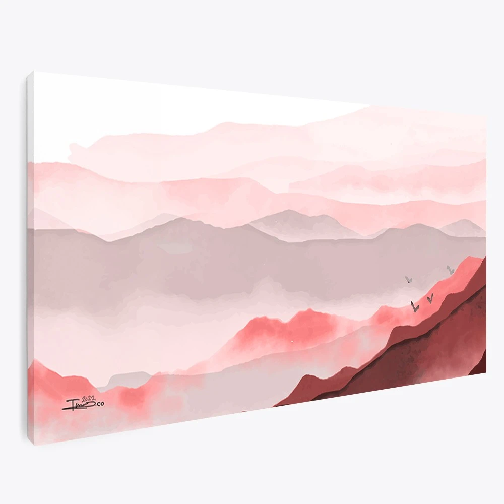 תמונה אופקית הרי טריגלב למטבח ציור בסגנון טבע ונופים - דגם 135813