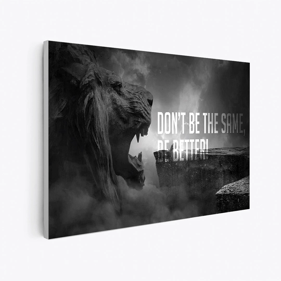 תמונות קנבס מיוחדת למשרד להשתפר הדפסר על קנבס בעלי חיים - דגם leotm23011635