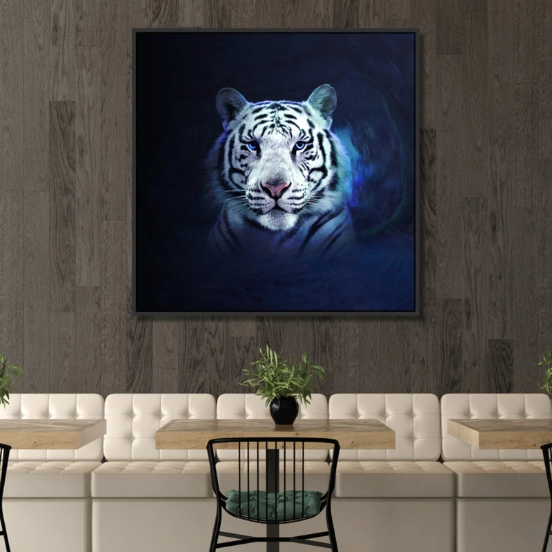עיני הטיגריס תמונת קנבס לתלייה במשרד או בלובי דגם 906104