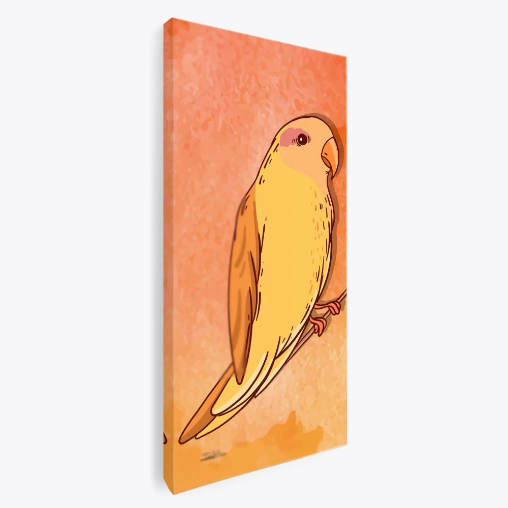 תמונה לגובה לחדר שינה ציפור דייאן הדפס בנושא בעלי חיים - דגם 135795