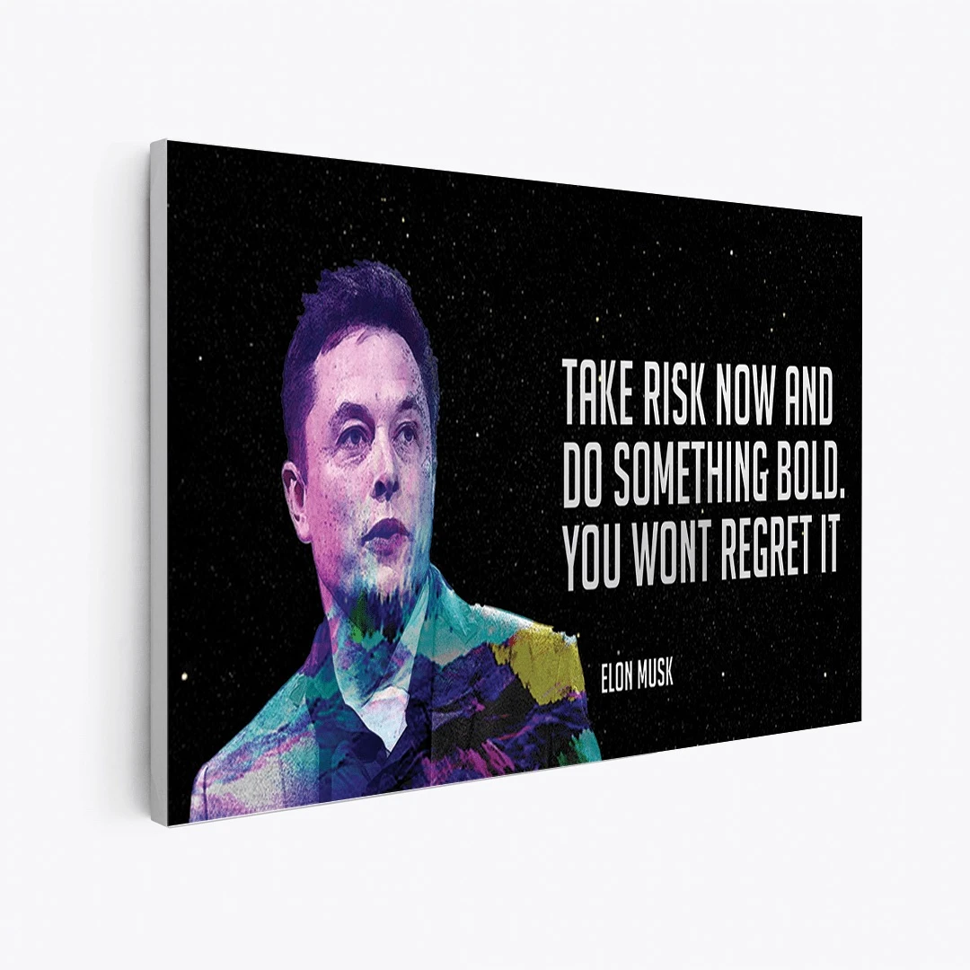 תמונות קנבס מיוחדת לחדר ילדים אלון מאסק השני הדפסר על קנבס דמויות ואנשים ואנשים - דגם leotm23011609