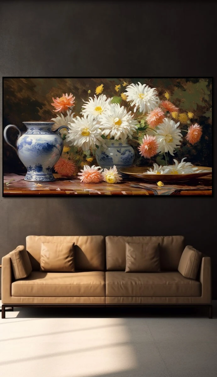 תמונת זכוכית לפינת אוכל קישוטי הניצחון II הדפסת ציור על זכוכית ציורים - דגם 32482197