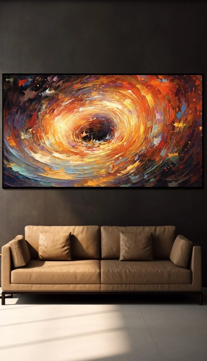 תמונת זכוכית למשרד יצירת הבריאה בחלל III הדפסת ציור על זכוכית ציורים - דגם 32483020