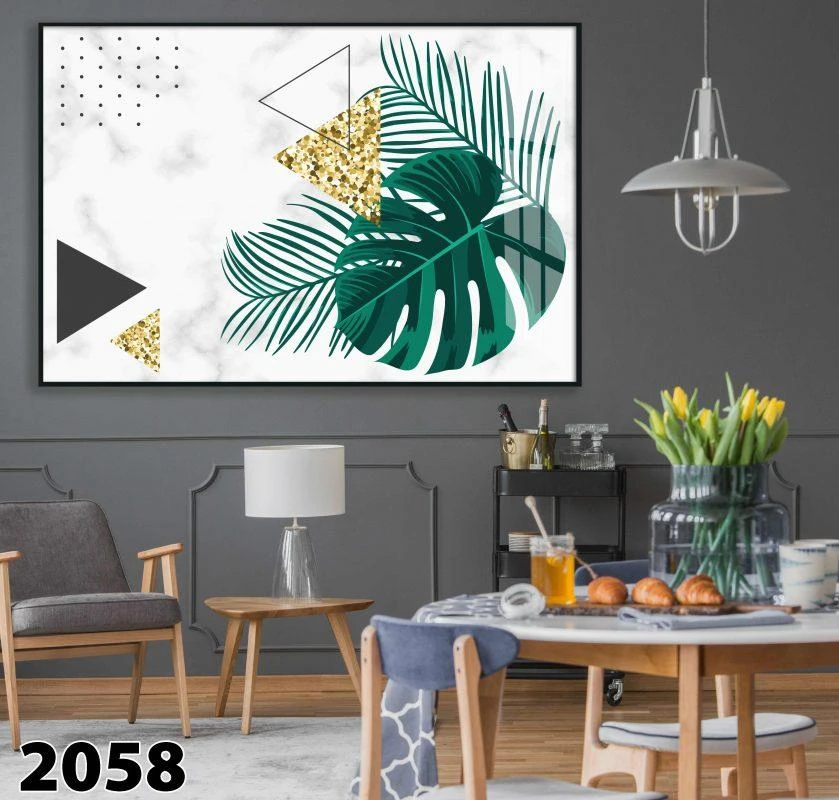 אהילים וקנבס על הקיר