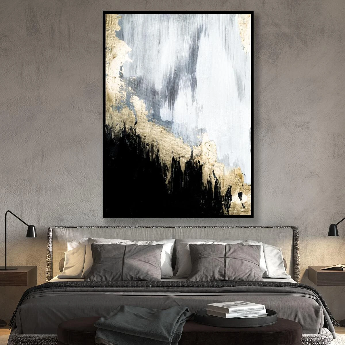 תמונות אבסטרקט מודרניות לחדר שינה או לכניסה לבית דגם 3728611