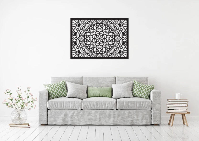 משרביות מתכת עיצוב בסגנון גיאומטריות - MAMAL-00006-1X1.5