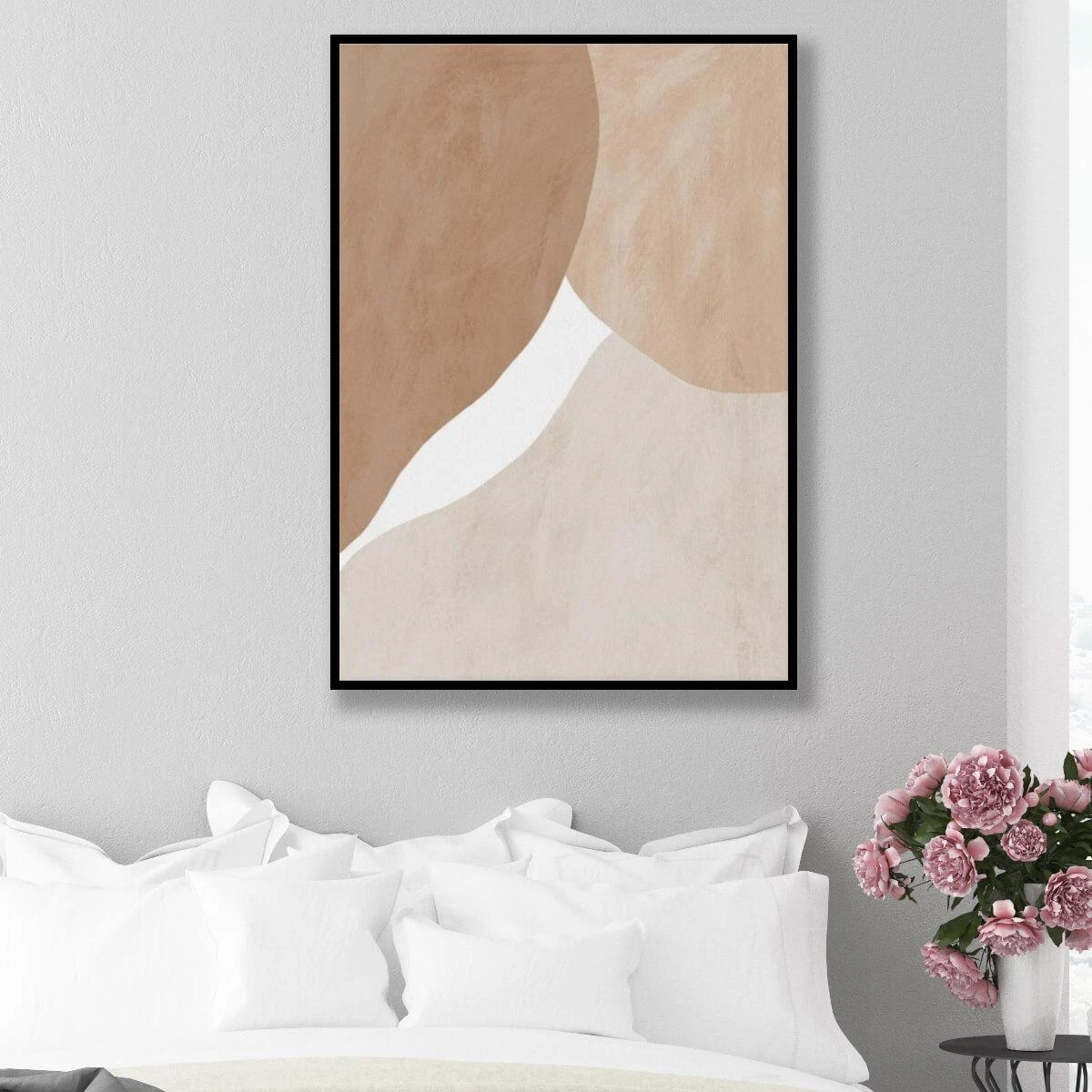 תמונה על קנבס או זכוכית בסגנון אבסטרקט לסלון מודרני לחדרי שינה מודרניים על קנבס או זכוכית דגם 3728579