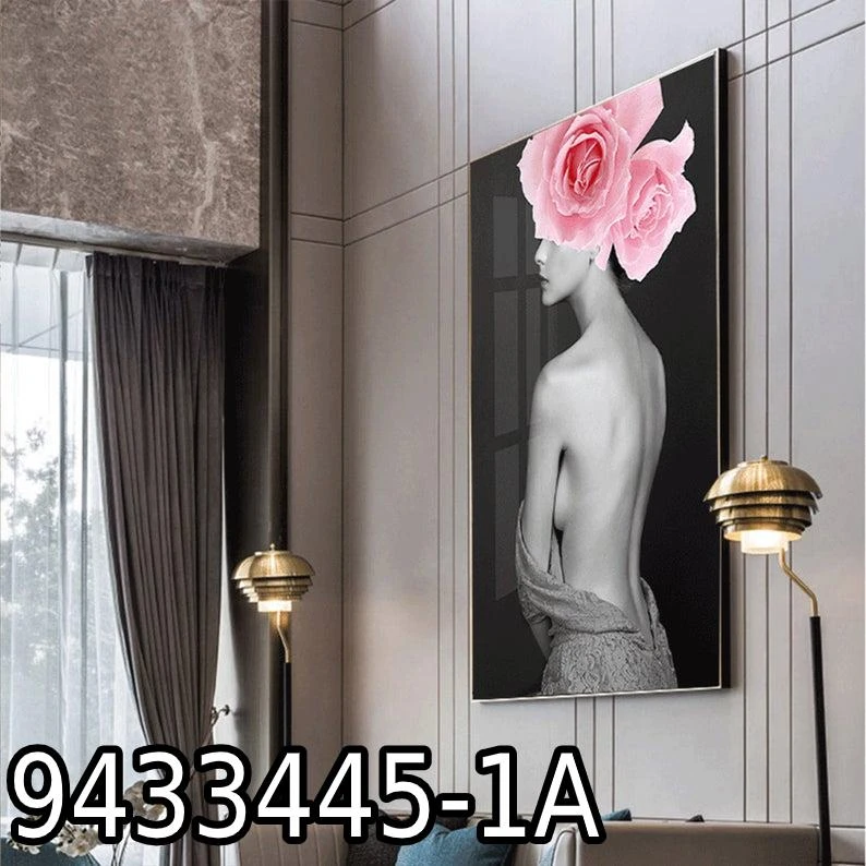 תמונת קנבס לחדר שינה מלכת הפרחים קנבס דגם 9433445-1A