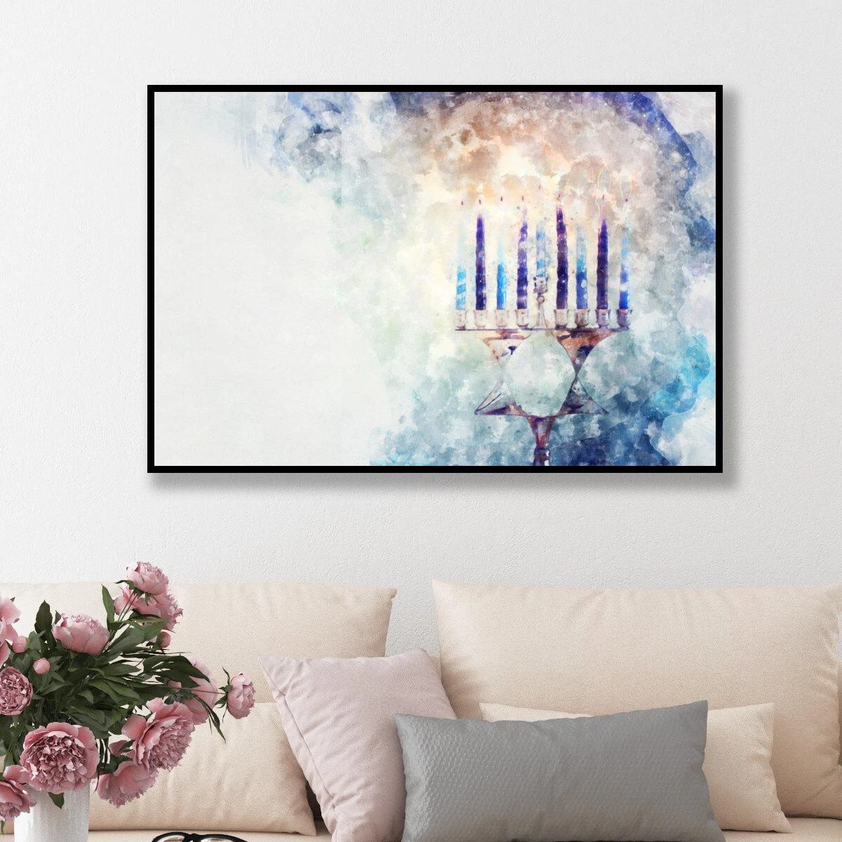 קדושת ישראל - תמונות יהודיות לסלון או לפינת אוכל על קנבס או זכוכית דגם 3728202