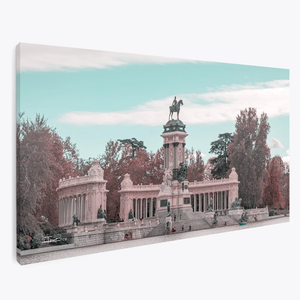 תמונת קנבס מיוחדת למשרד מדריד תמונה בנושא ערים בעולם דגם 135640