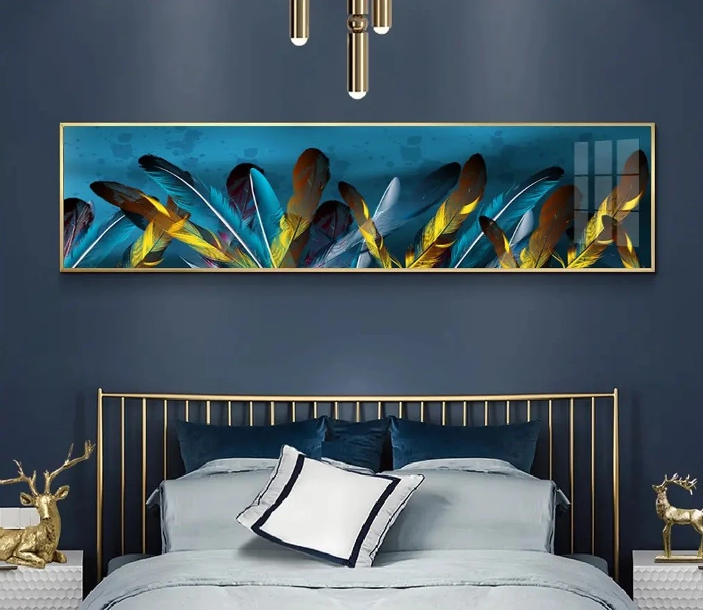 תמונה פנורמית על קנבס קיאן האס תמונה מעוצבת בסגנון אבסטרקט - דגם 24246035