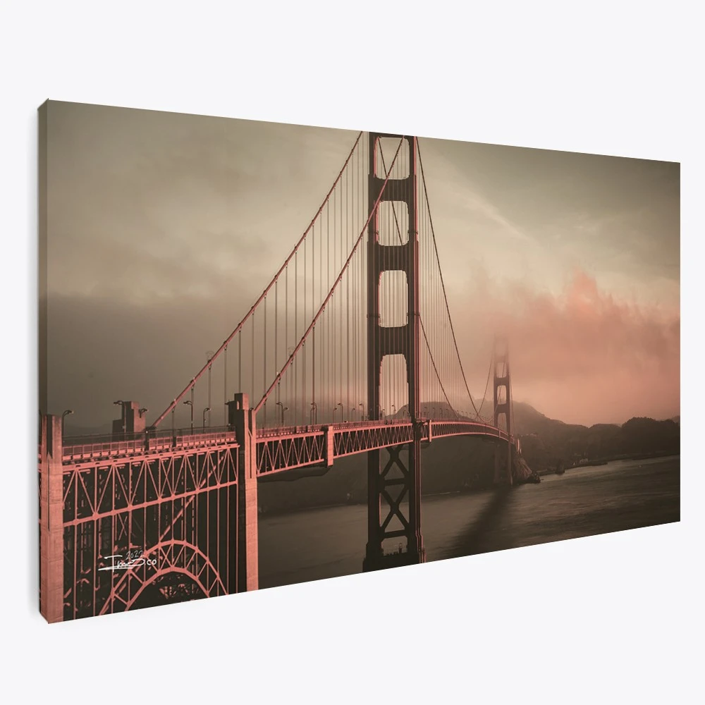 תמונת קנבס מיוחדת למשרד ברוקלין השני תמונה בנושא ערים בעולם דגם 135636