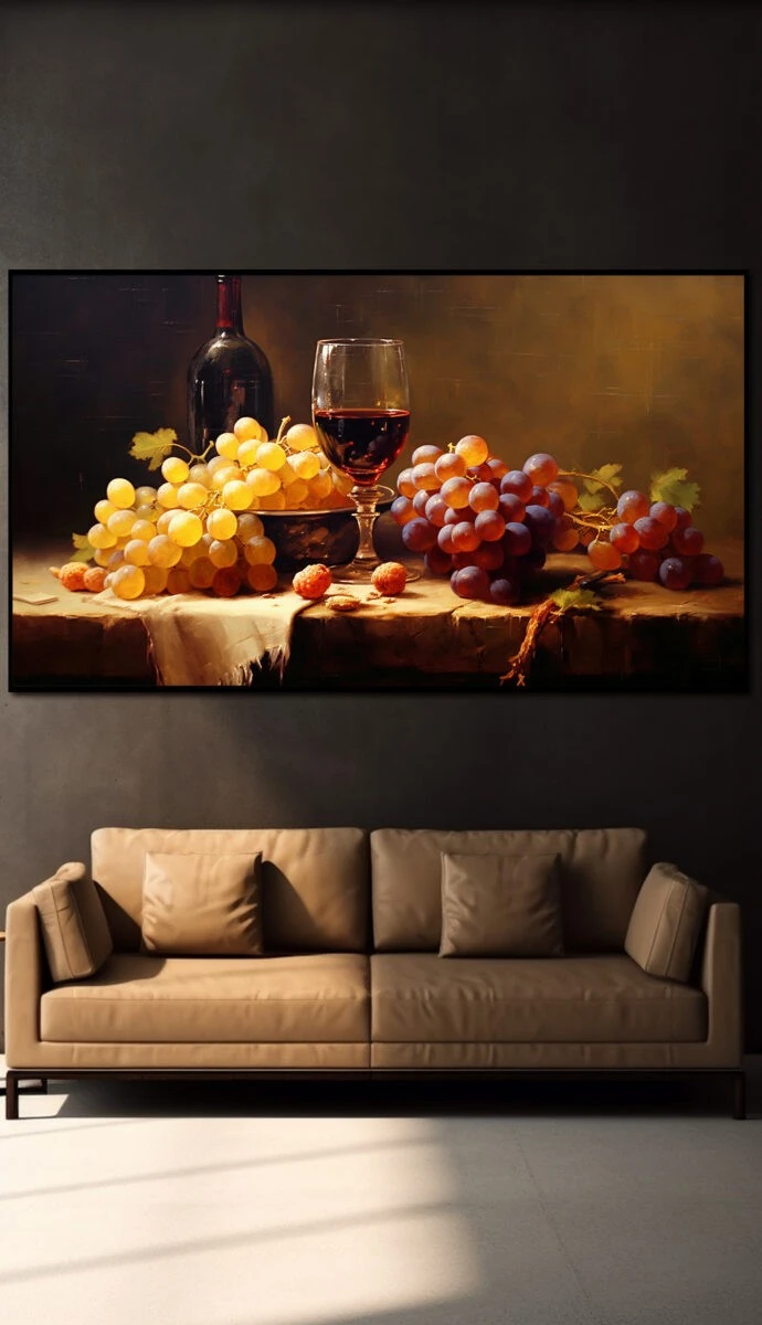 תמונת זכוכית לפינת אוכל עת לחגוג הדפסת ציור על זכוכית ציורים - דגם 32482310