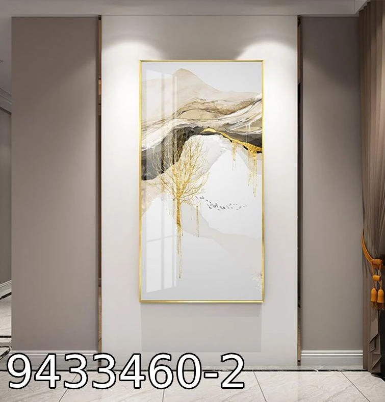 אבסטרקט הרים - תמונות זכוכית למשרד ללובי בניין מעוצב מקט 9433460-2