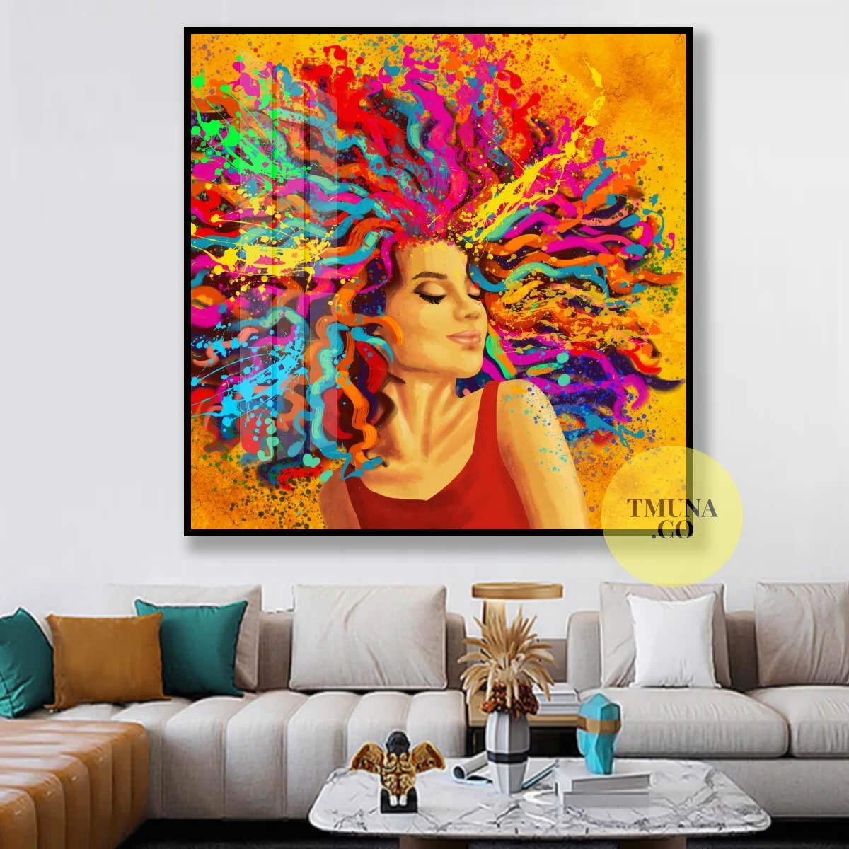 נשית ומיוחדת - הדפס מקורי לסלון או לקליניקה דגם 134878