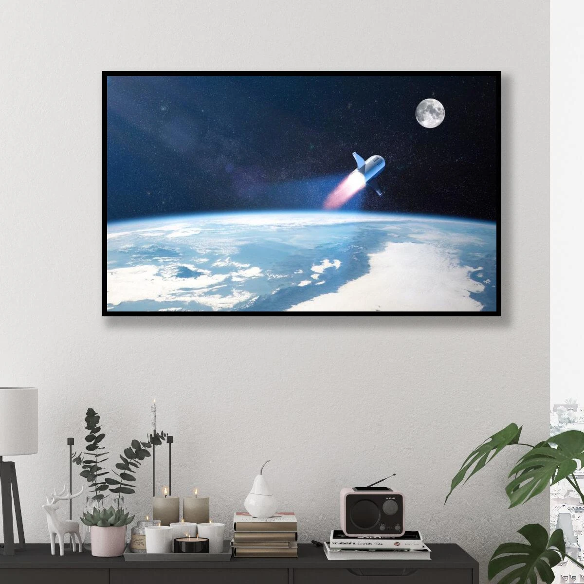 חלליות לחלל - תמונה מושלמת למשרדים מעוצבים או לחדר שינה נוער דגם 3728233