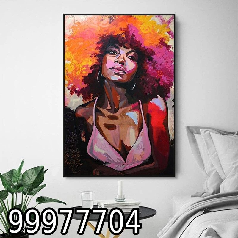 תמונת פופ ארט אקזוטית על בד קנבס איכותי לחדר שינה דגם 99977704