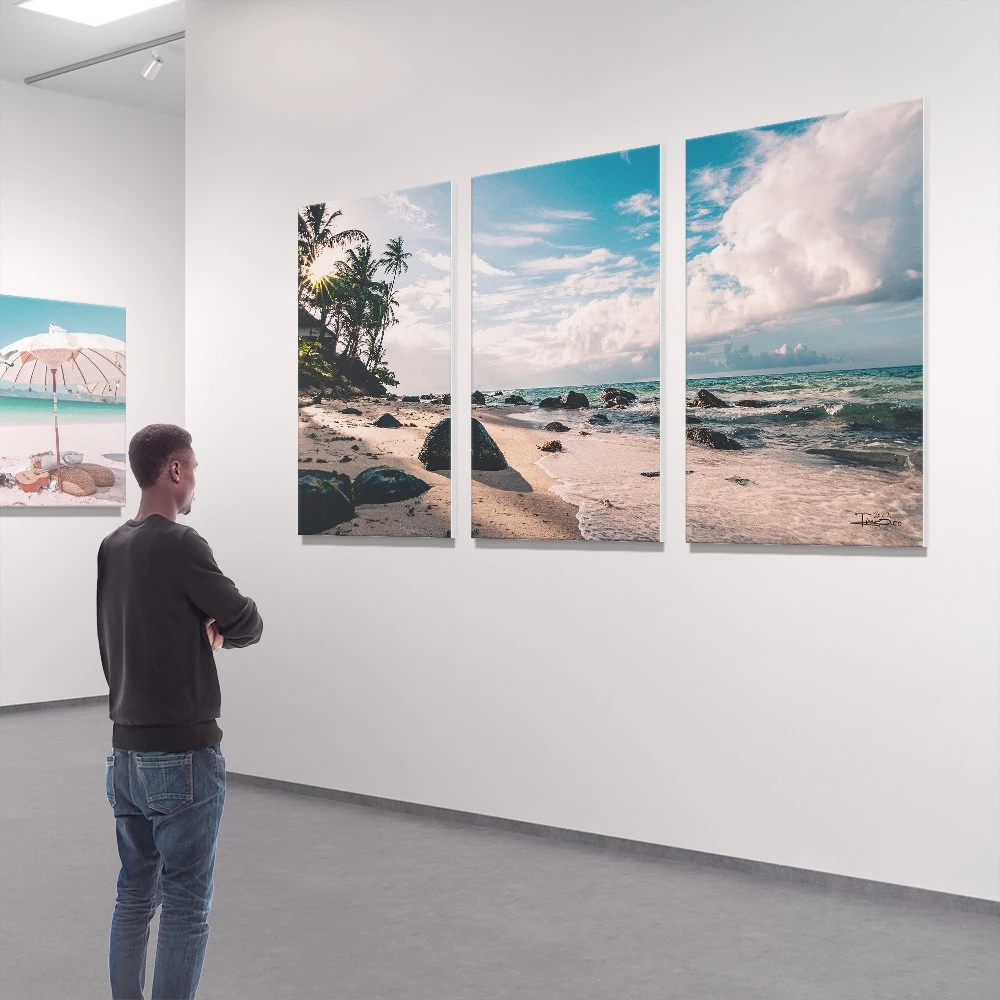 תמונות קנבס מחולקות של האי החמישי סט תמונות בנושא ים וחופים - דגם 1355445