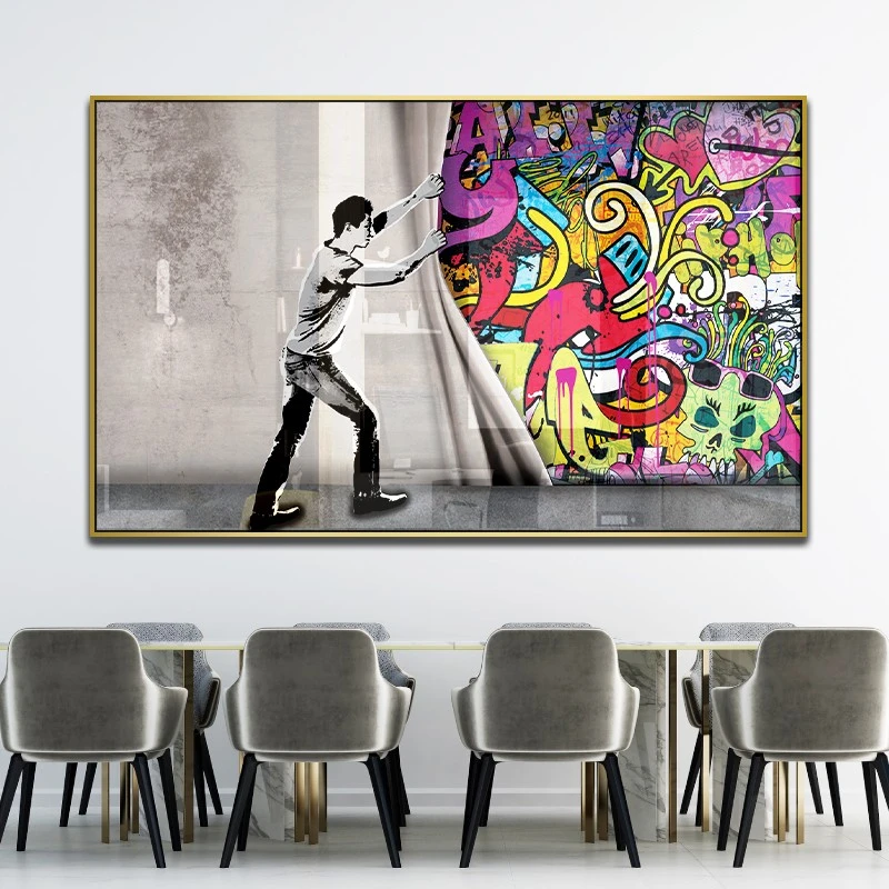 תמונה למשרד יצירה II ציור בסגנון פופ ארט - דגם 99977680M