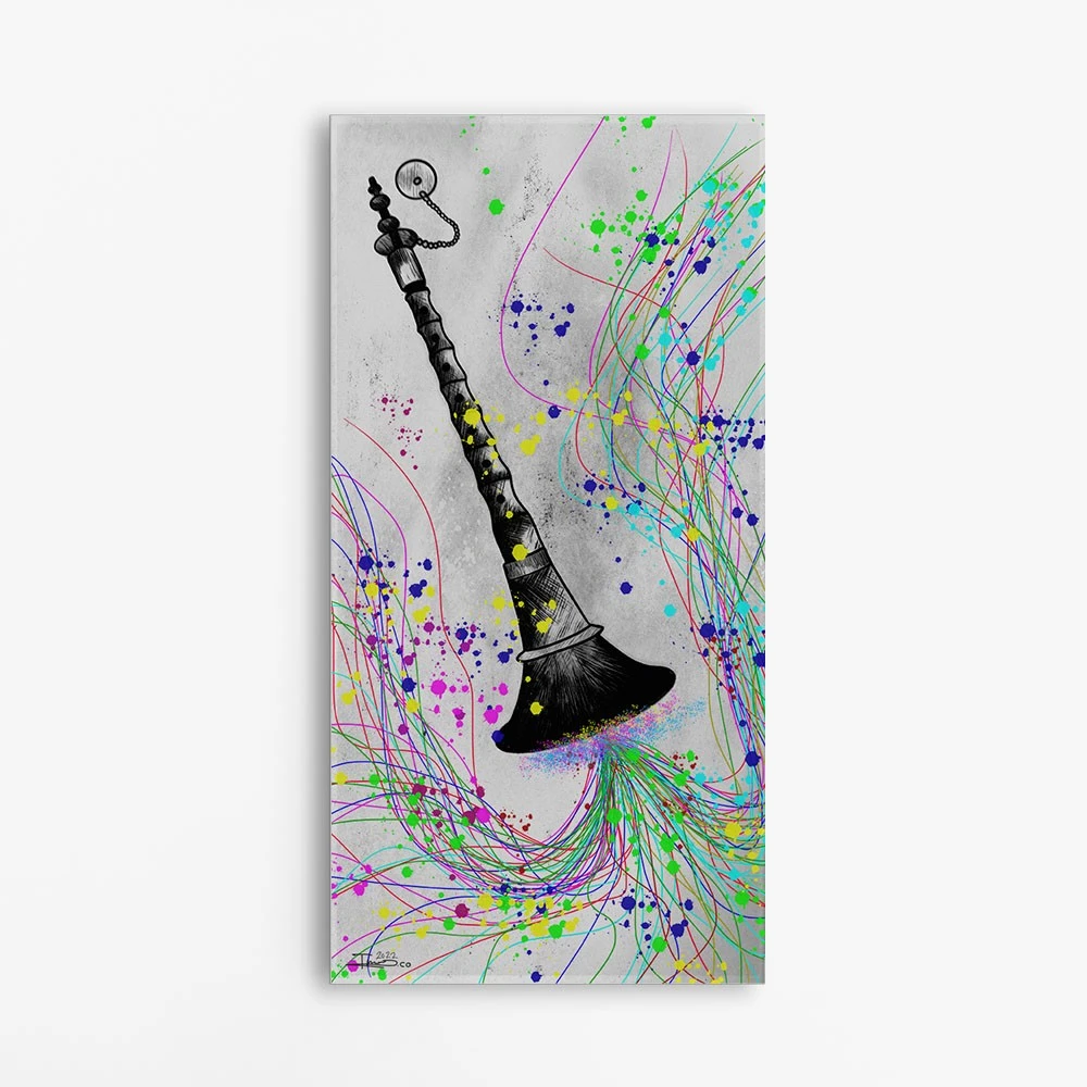 תמונה לאורך למשרד רגעים מרגשים II ציור בסגנון מוסיקה - דגם alvtm46p2454