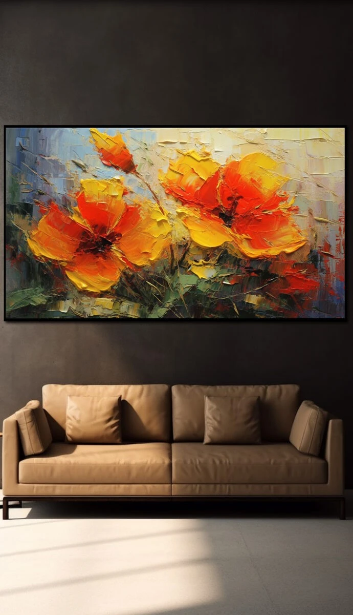 תמונת זכוכית למשרד התפרצות ניצחונות באדום הדפסת ציור על זכוכית ציורים - דגם 32481986