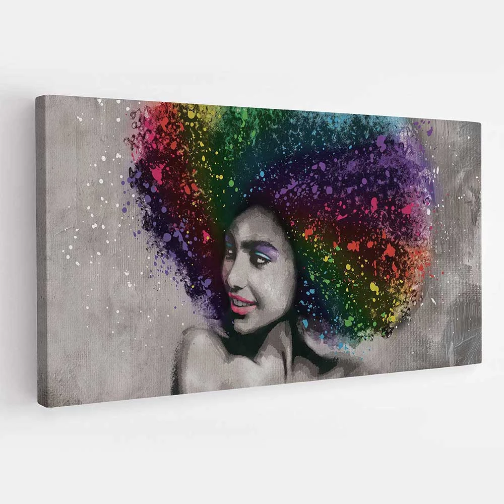 הדפס ייחודי על קנבס נשיות מתפרצת I לסלון תמונת קנבס ציורים ודמויות - דגם acetm16p2212print