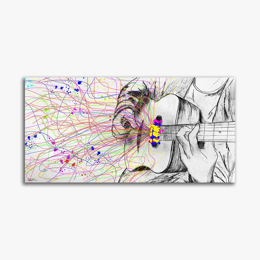 תמונה מינימליסטית לסלון מנגינה של שמחה III ציור בסגנון מוסיקה - דגם alvtm46p2507