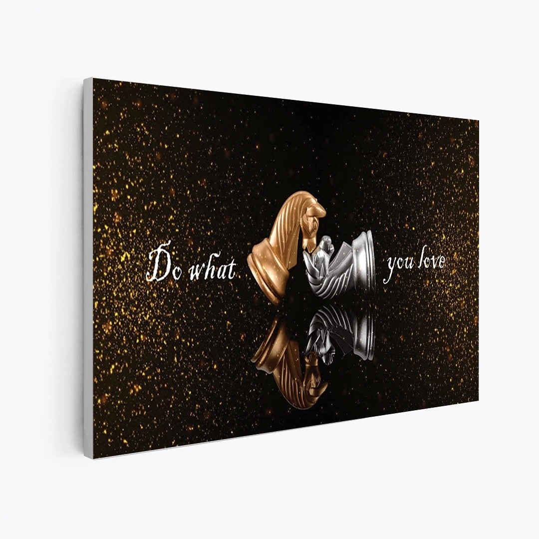 תמונות קנבס מיוחדת למשרד מה שאתה אוהב הדפסר על קנבס מוטיבציה - דגם leotm23011629