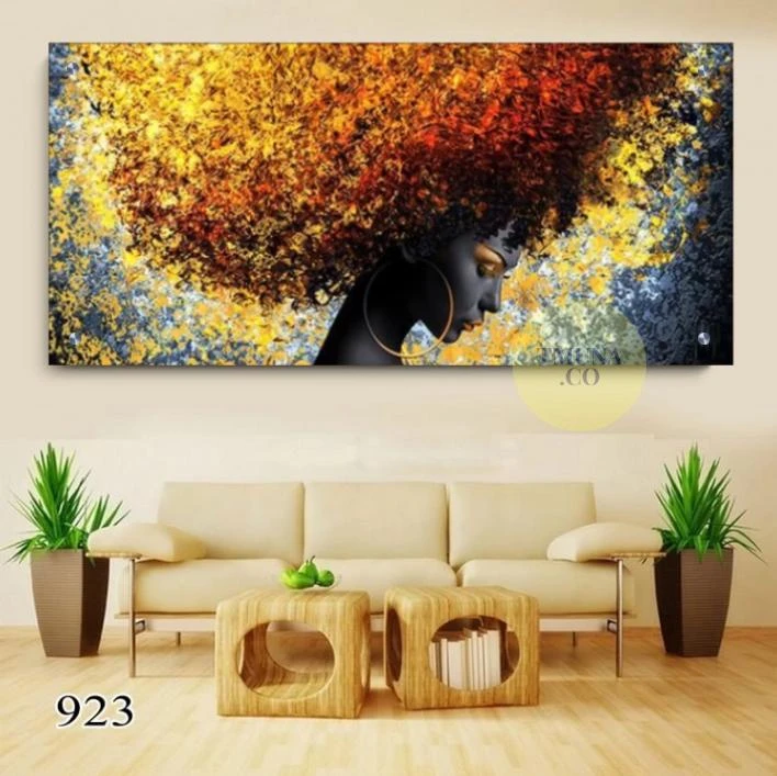 אשת המדבר הפופולארית תמונה זכוכית יוקרתית לתלייה בסלון במשרד בחדר שינה דגם 923