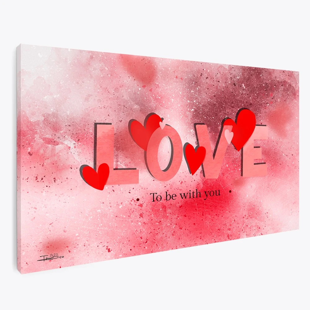 תמונה לילה אוהבים לחדר שינה אנג'י הדפס בנושא זוגיות ורומנ' - דגם 135612