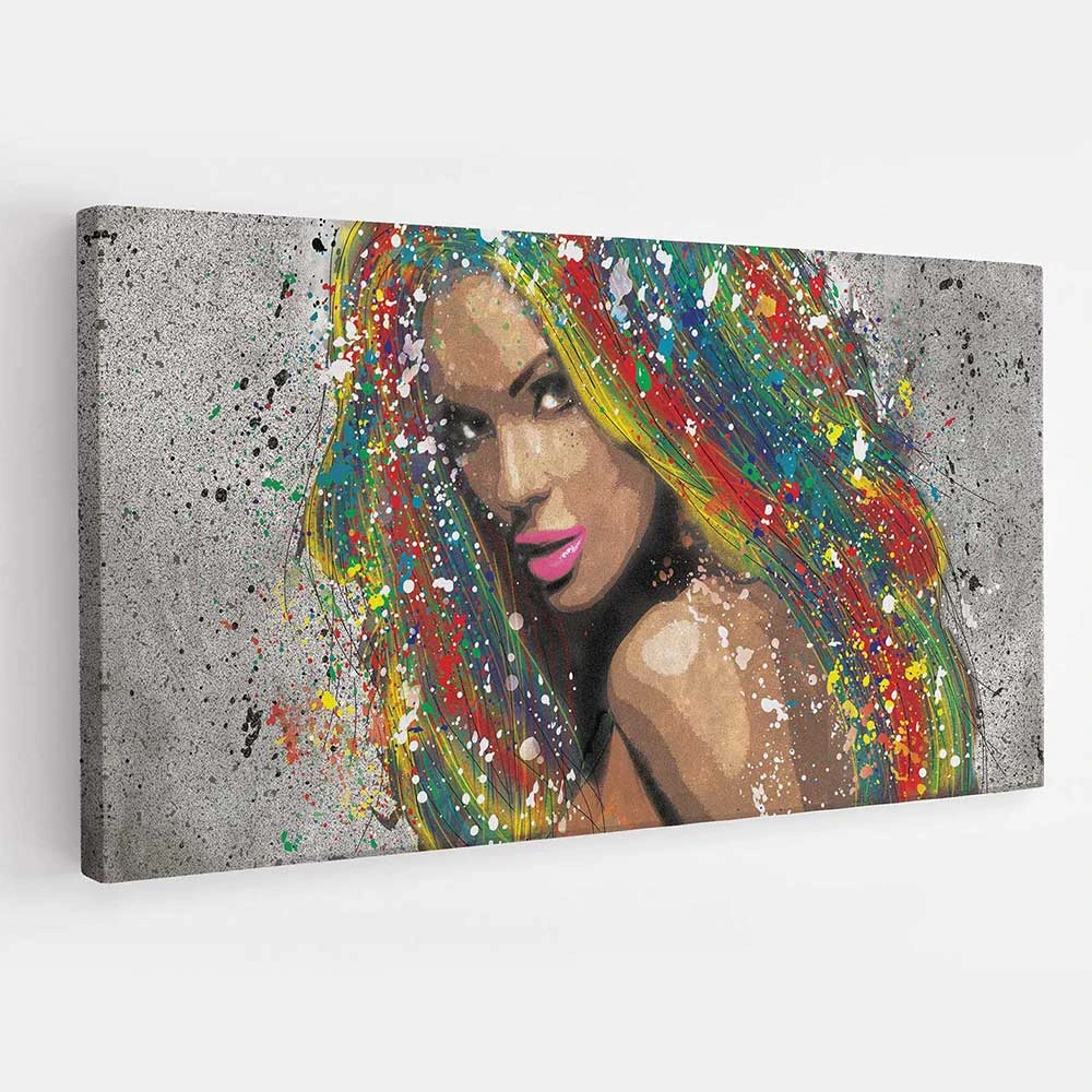 הדפס ייחודי על קנבס פרח הירח לסלון תמונת קנבס ציורים ודמויות - דגם acetm16p2221print