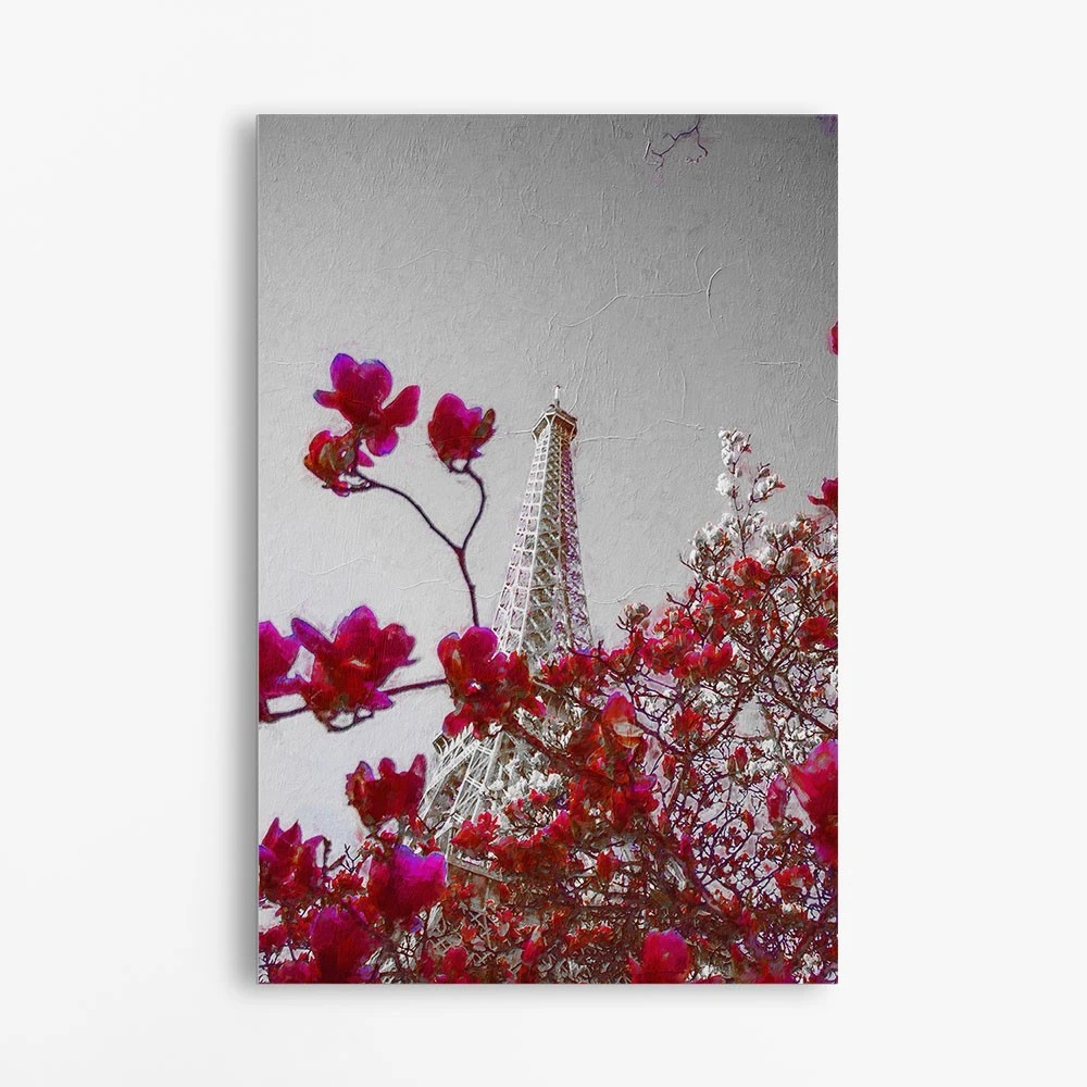 תמונות קנבס פריז למשרד המגדל המפורמם הדפסה על קנבס דמויות ואנשים -מגדל האייפל דגם alvtm46p2619