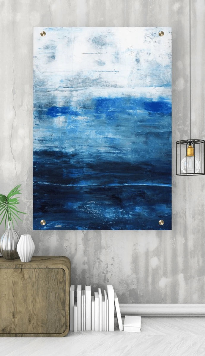 תמונת זכוכית למשרד Adelaide ציור על זכוכית בסגנון אבסטרקט - דגם G17611585