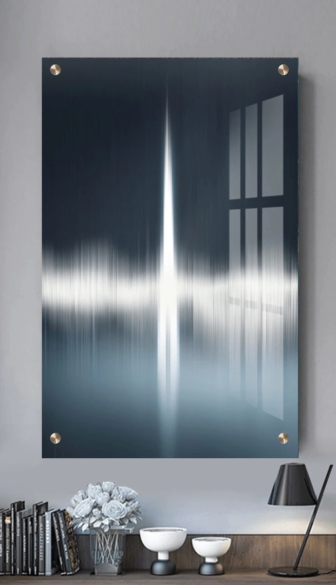 תמונת זכוכית לסלון Agnes ציור על זכוכית בסגנון אבסטרקט - דגם G25178841