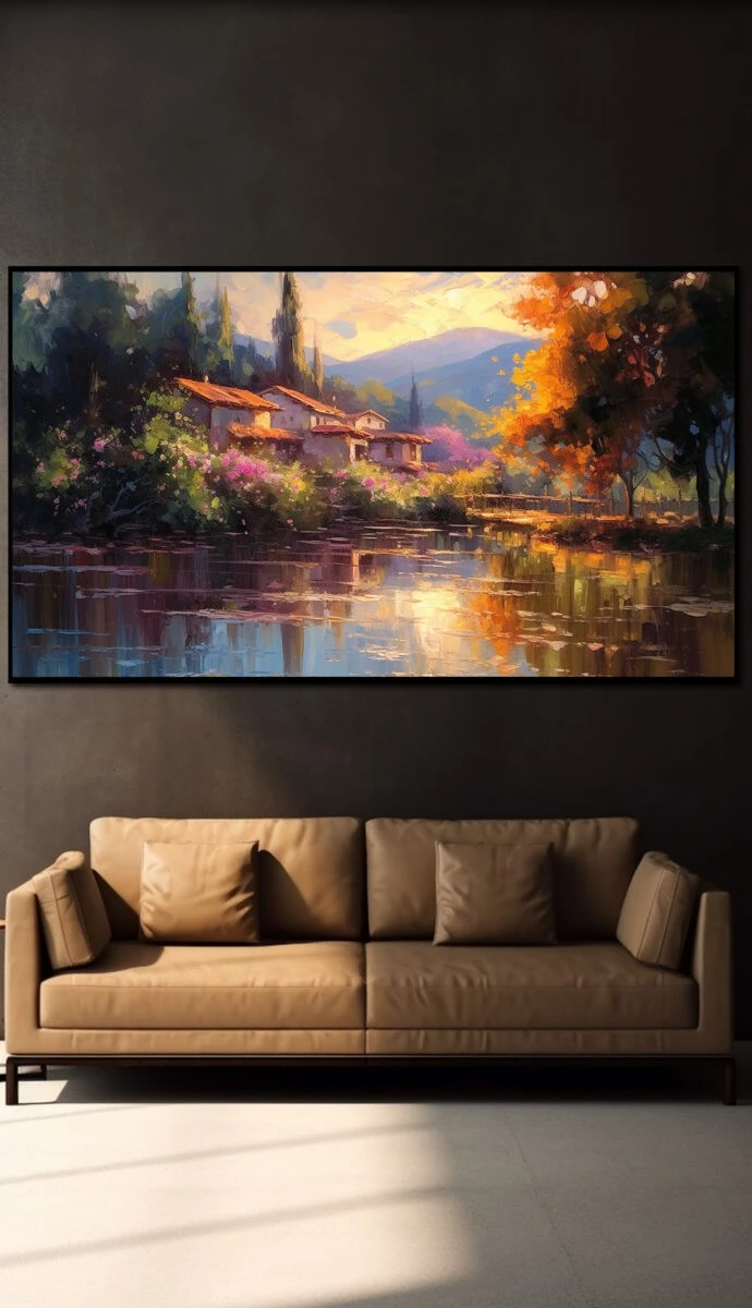 תמונת זכוכית למשרד טיול הניצחון הדפסת ציור על זכוכית ציורים - דגם 32483054