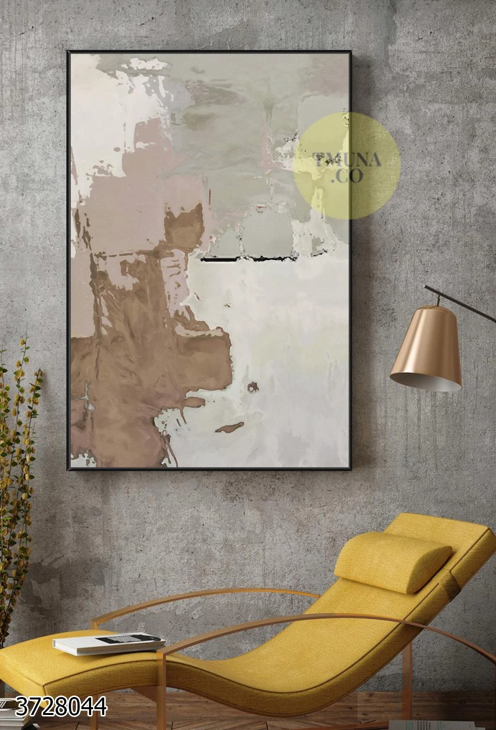 ציורים לסלון או חדר שינה למשרד הדפסה על קנבס בסגנון אבסטרקט דגם 3728044