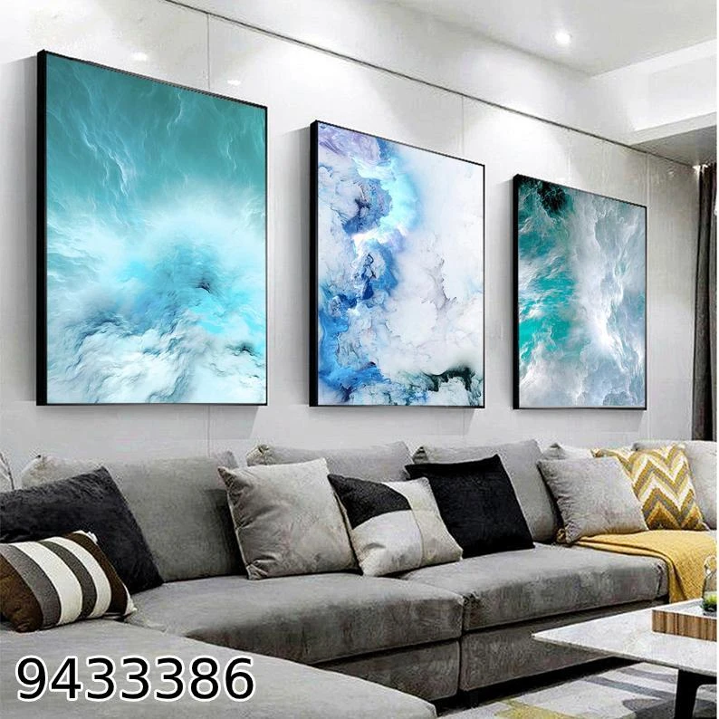 תמונות זכוכית מרהיבות לסלון ולקליניקה של ים ומים דגם 9433386