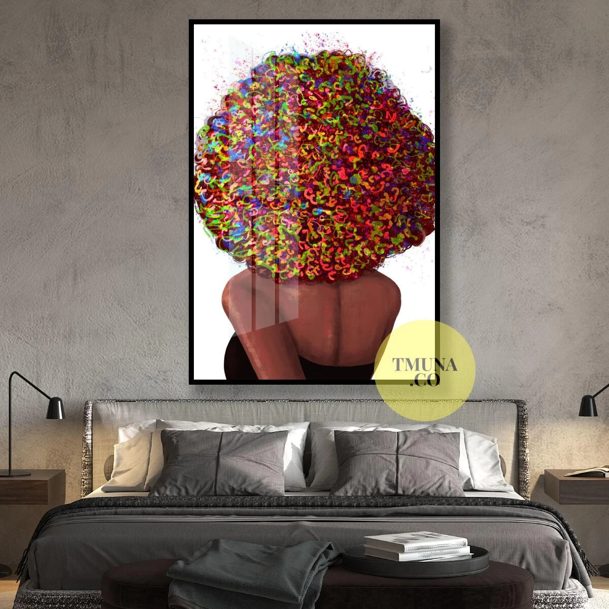 היילי בלבן - הדפס מיוחד לבית או למשרד דגם 134877B