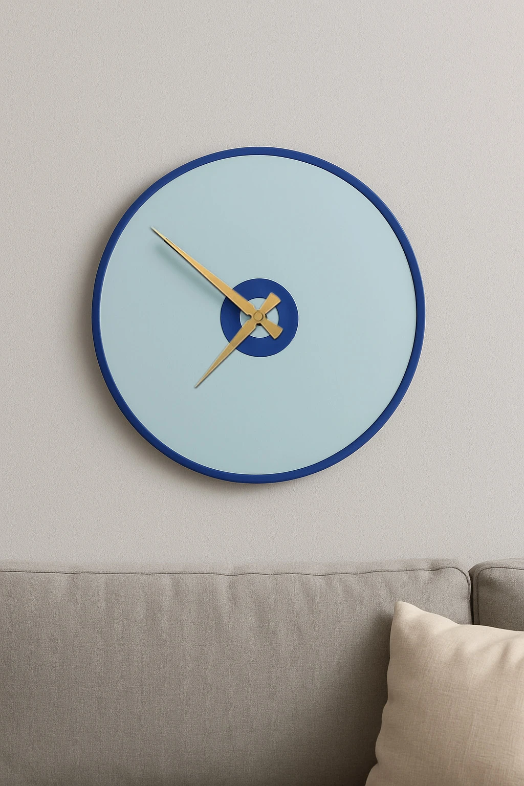 שעון קיר מתכת עגול דגם CLCK1001