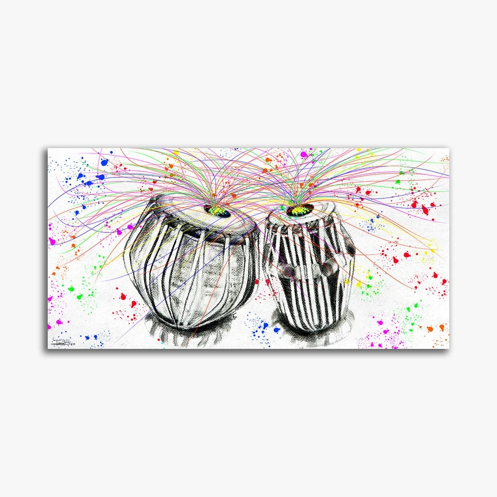 תמונה לרוחב לסלון יוצאים לרקוד ציור בסגנון מוסיקה - דגם alvtm46p2502