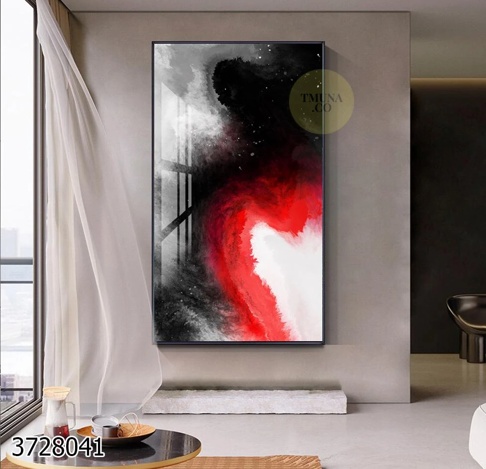 סערה - תמונת אבסטרקט על קנבס לחדר שינה למשרד דגם 3728041