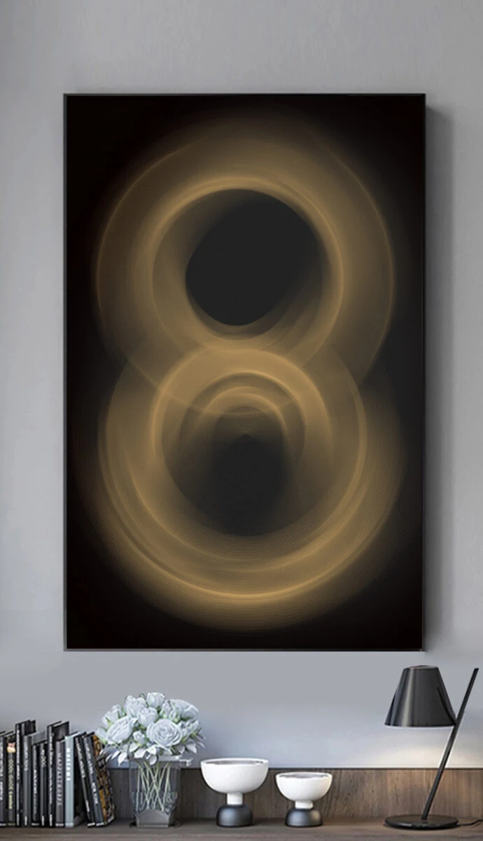 תמונות למשרד אבסטרקט אנקרה תמונת קנבס בנושא אבסטרקט, חלל - דגם 24019389