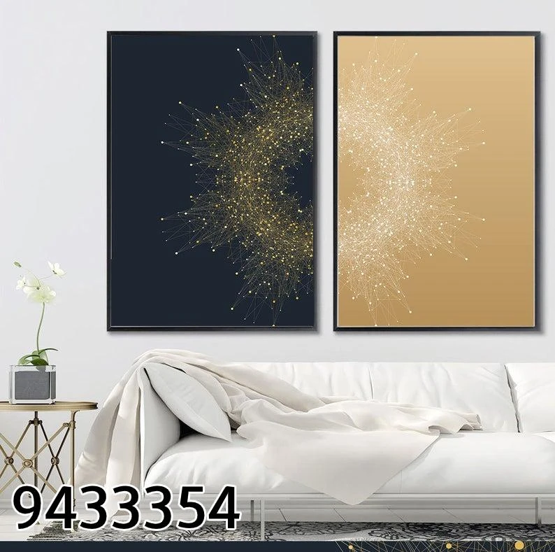 סט תמונות קנבס לחדר שינה 'האור' דגם 9433354