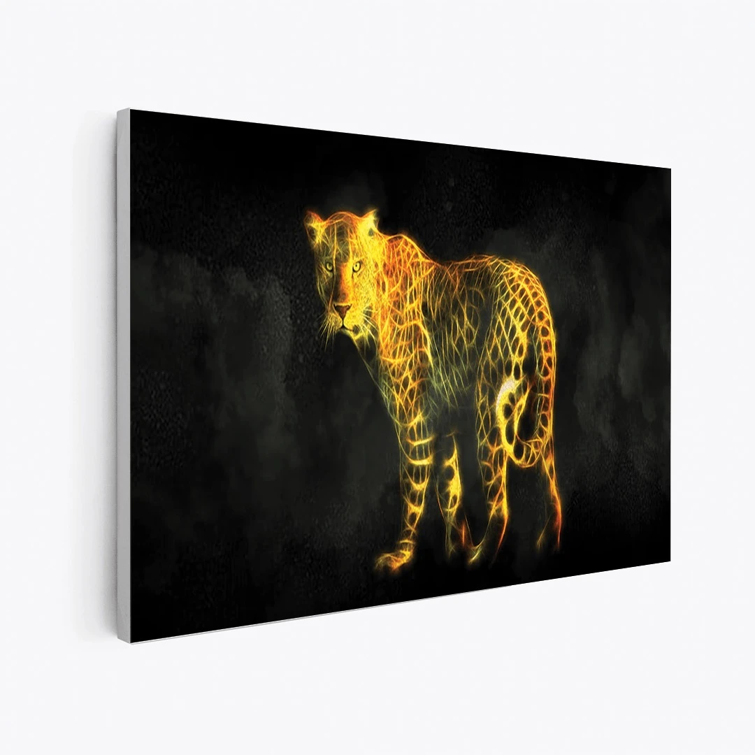 תמונות קנבס מיוחדת למשרד נָמֵר הדפסר על קנבס בעלי חיים - דגם leotm46p2630