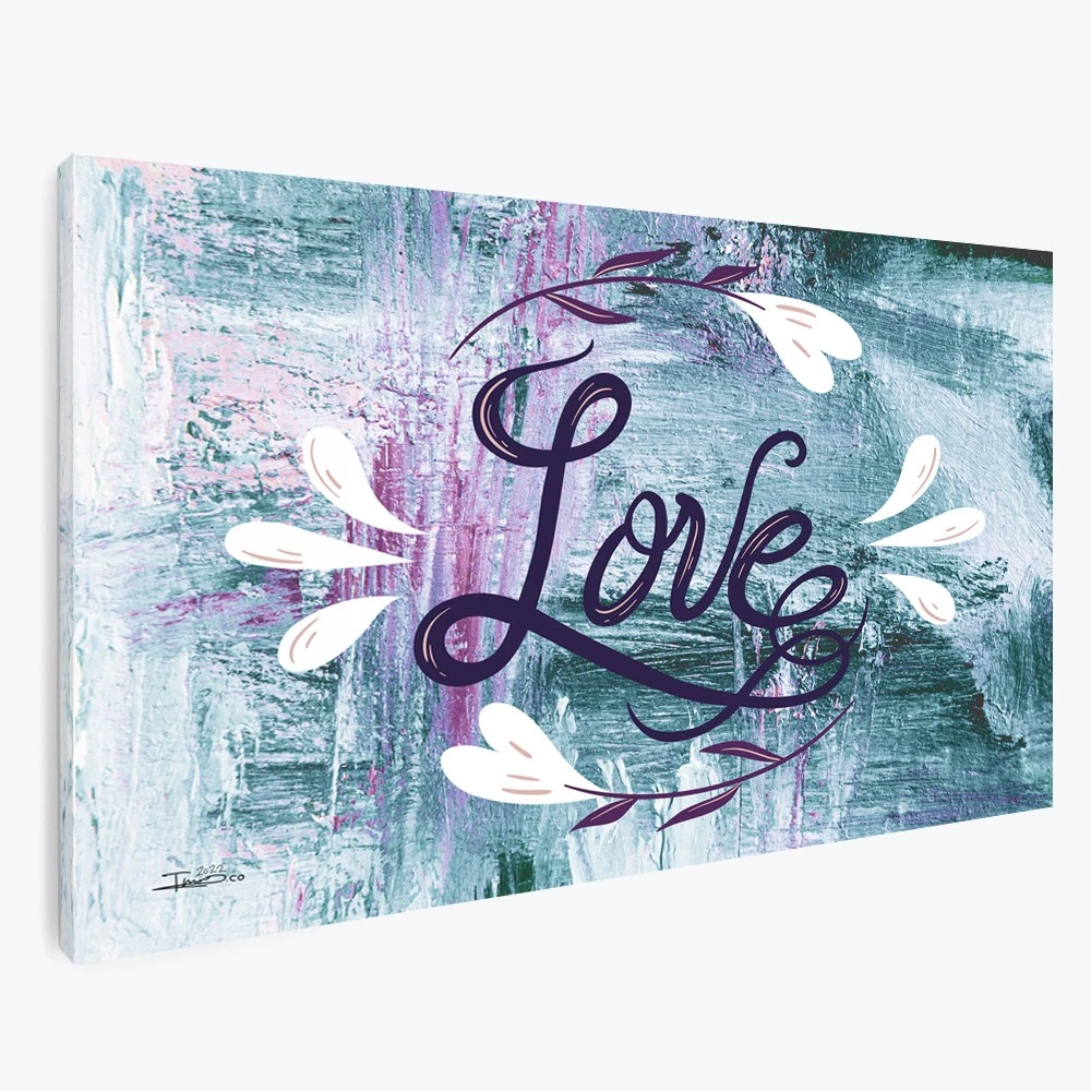 תמונה לזוג אוהבים לחדר שינה אליאנה הדפס בנושא זוגיות ורומנ' - דגם 135596