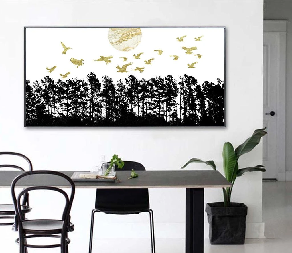 טבע מודרני - תמונה לסלון מודרני על קנבס דגם 3728481