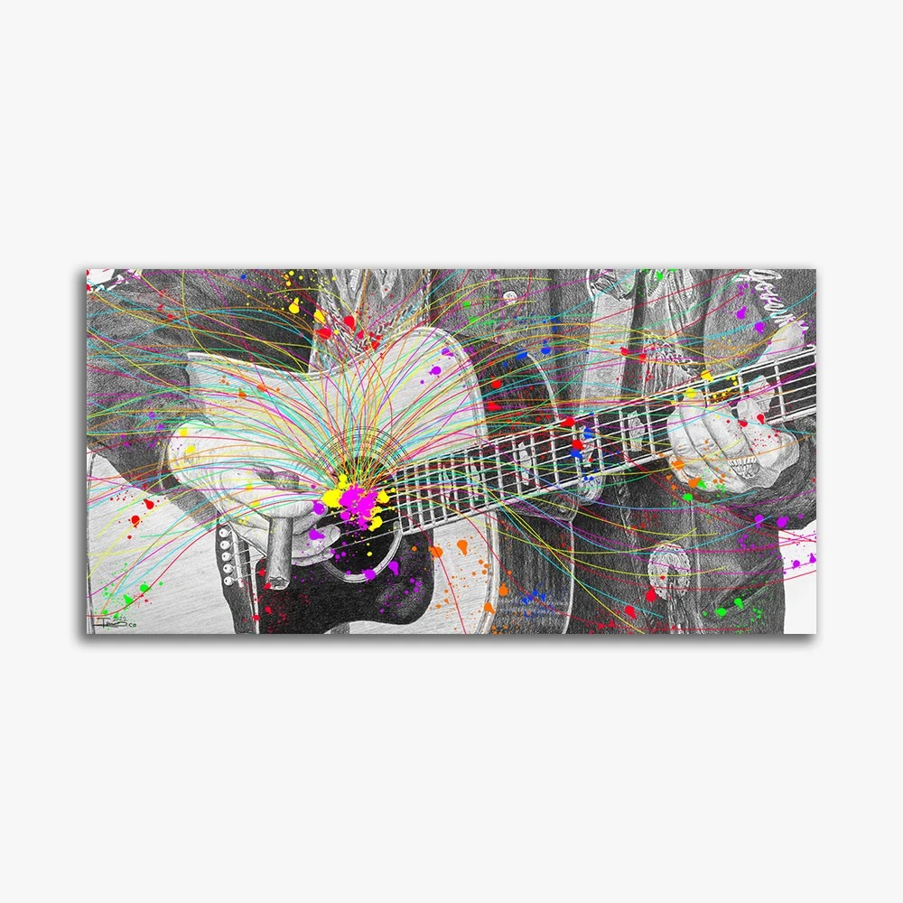 תמונה מיוחדת לבר מסעדה רגעים של נחת ציור בסגנון מוסיקה - דגם alvtm46p2503