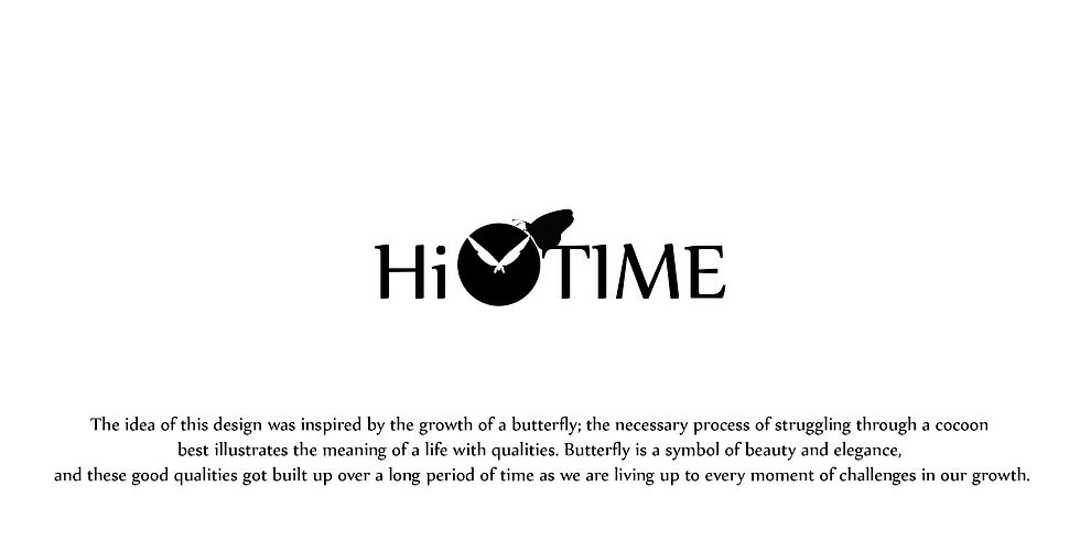 Hi TIME Logo - Butterfly