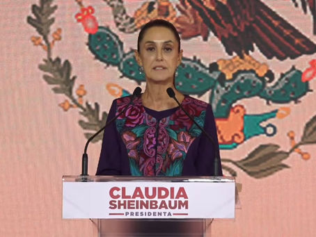 Claudia Sheinbaum la nueva presidenta en México. 